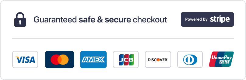 Secure payments - powered by Stripe